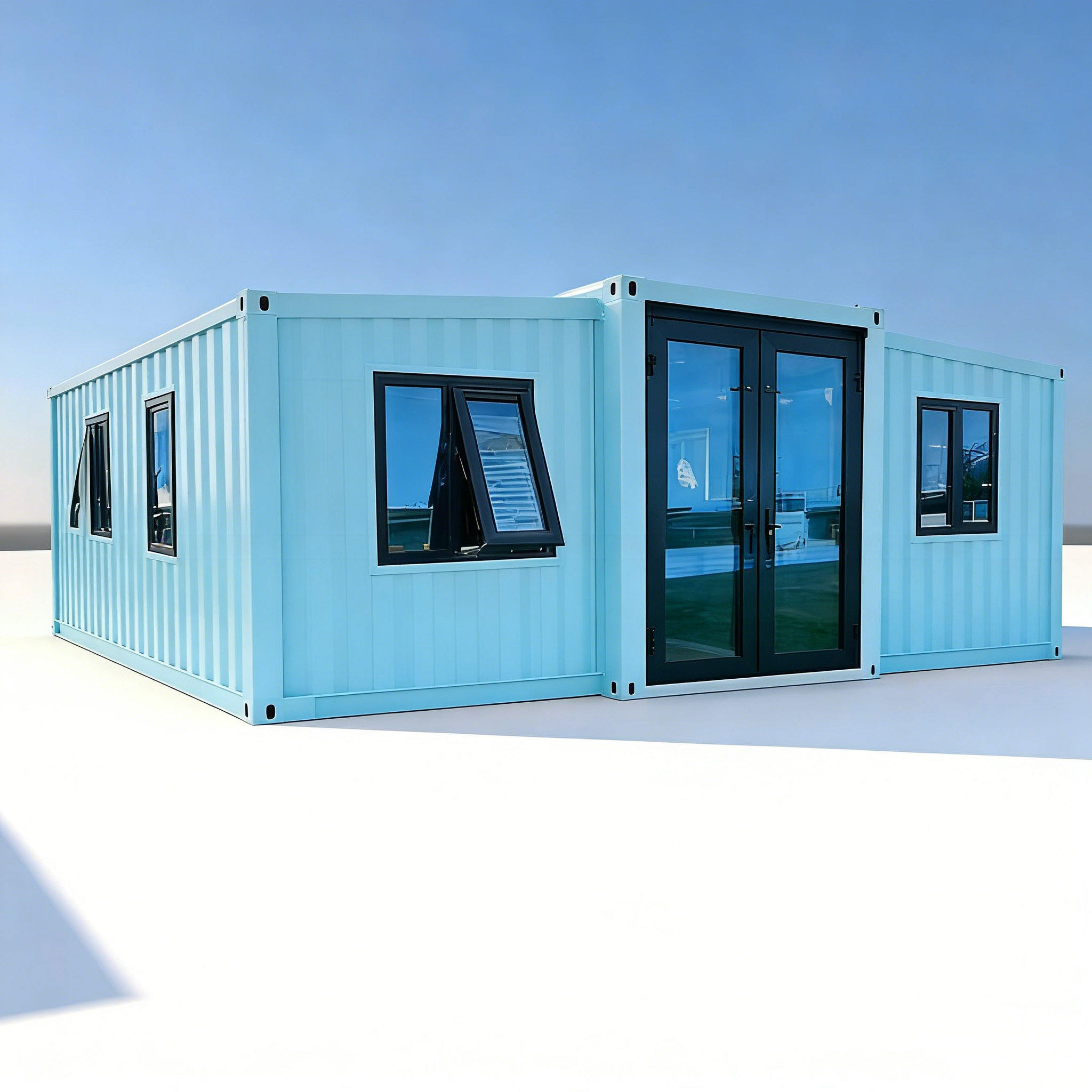 Outdoor Furniture From China - منزل حاويات قابل للنقل مع إضاءة