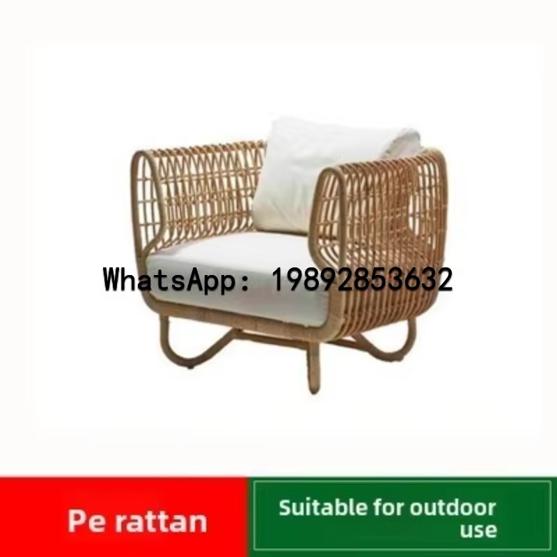 Outdoor Furniture Xl - كرسي خارجي من الخوص مقاس XL،