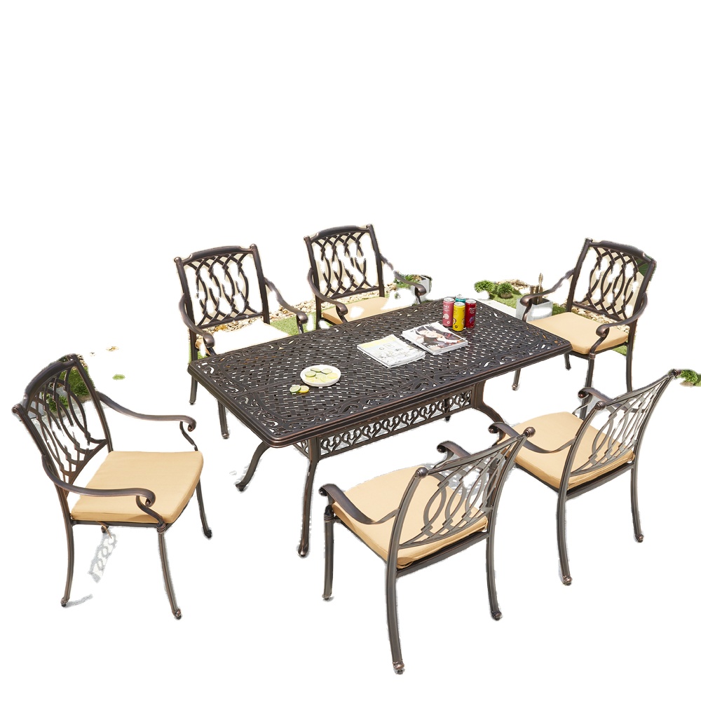 Outdoor Furniture From China - طقم طعام حديث للحدائق والشرفات مصنوع