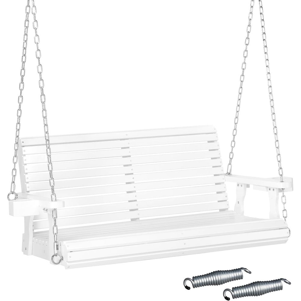 Outdoor Furniture Xl - أرجوحة خشبية خارجية كبيرة الحجم مع