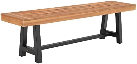 Outdoor Furniture Oil Teak - مقعد خشبي خارجي من خشب الأكاسيا،