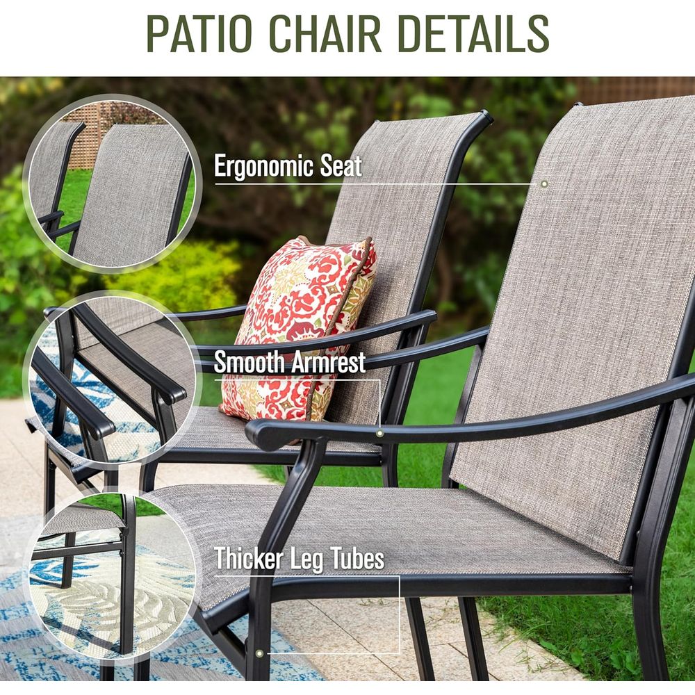 طقم طعام خارجي مكون من 9 قطع،  - مراجعة Outdoor Furniture Quick Dry وسعره