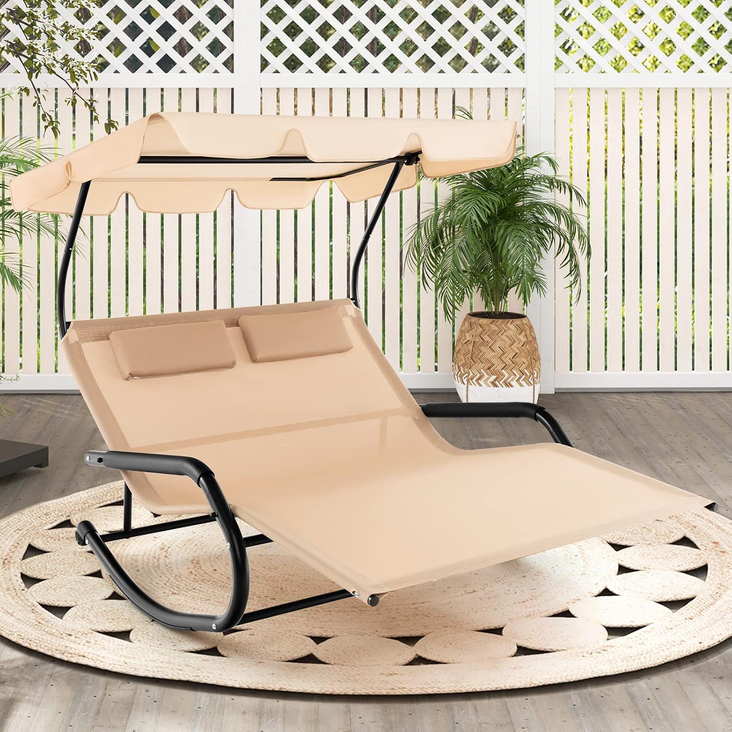 كرسي استرخاء مزدوج قابل للتعدي - مراجعة Outdoor Furniture Xl وسعره