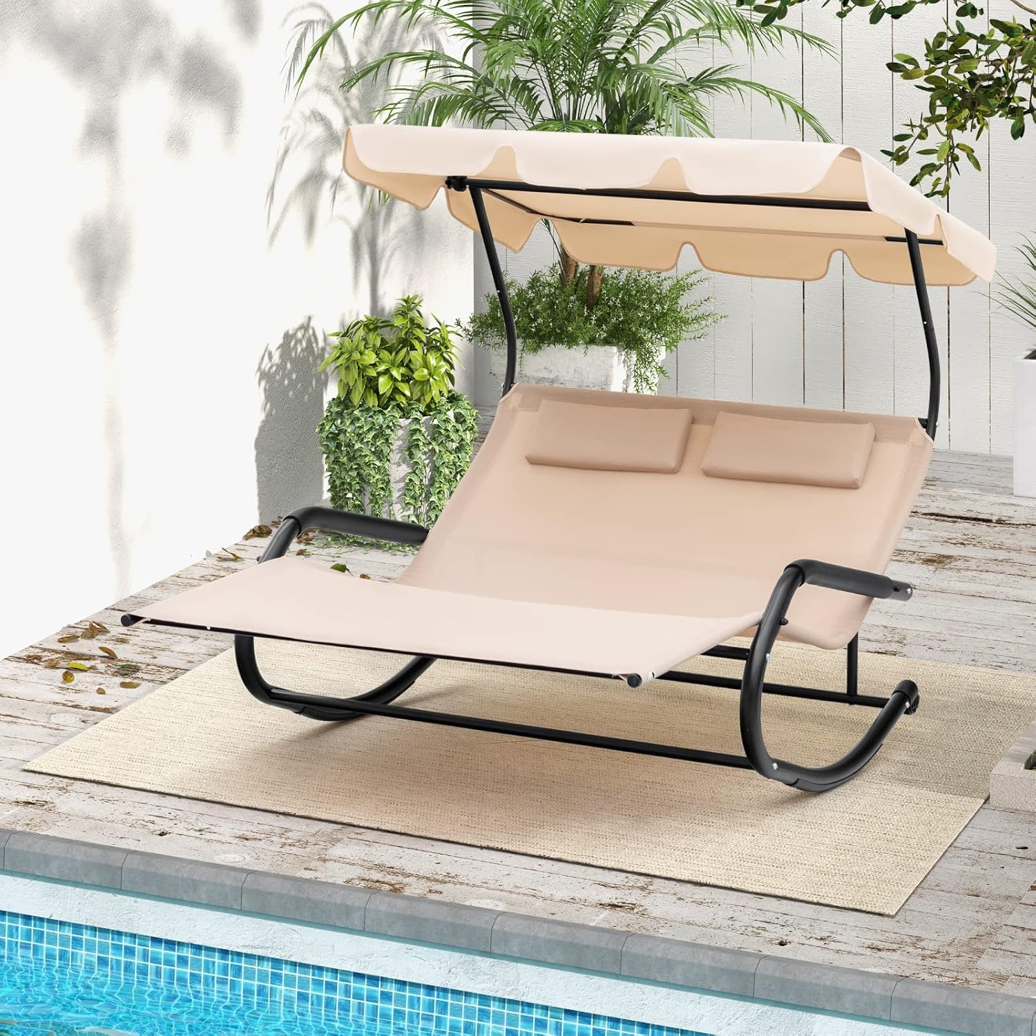 كرسي استرخاء مزدوج قابل للتعدي - مراجعة Outdoor Furniture Xl وسعره