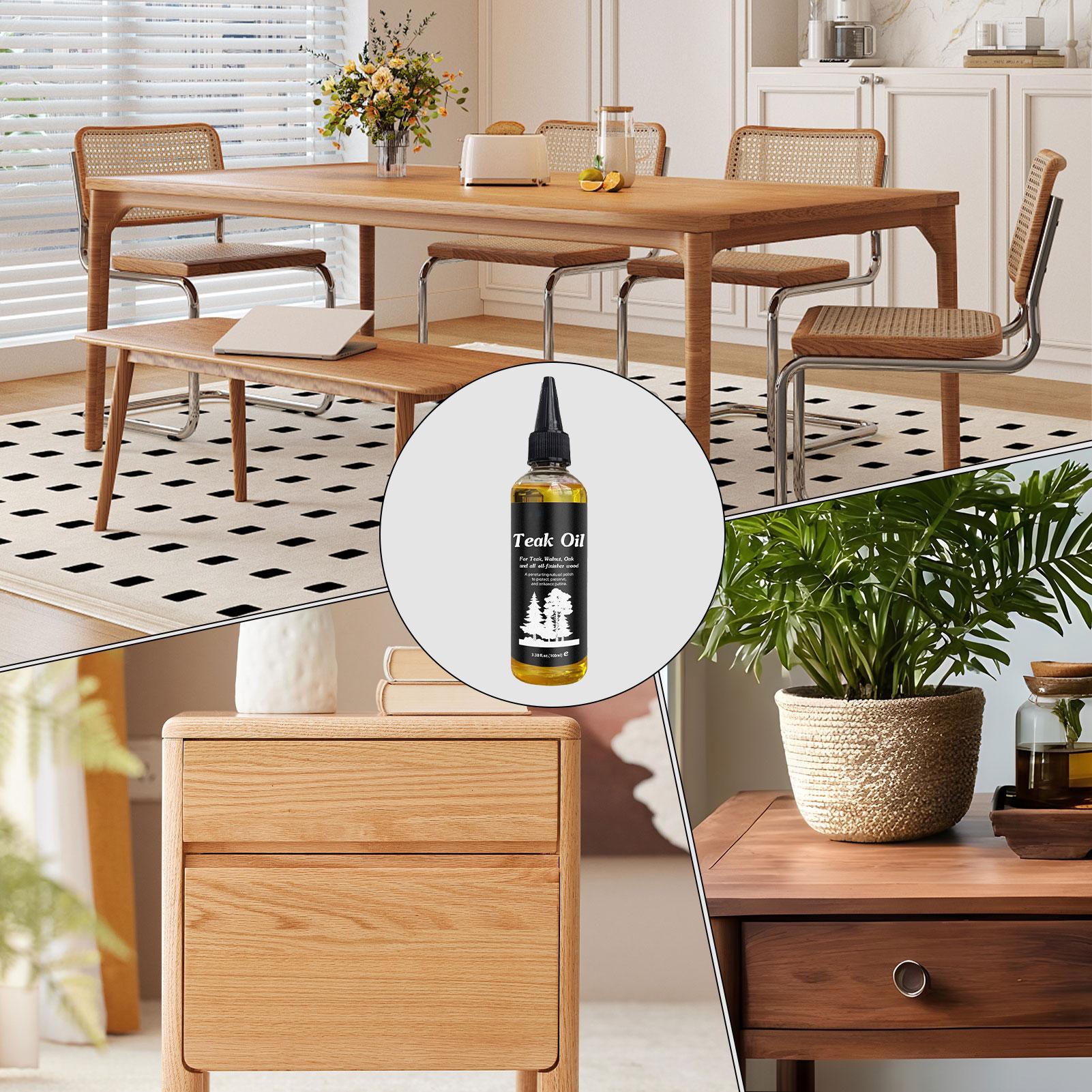 زيت خشب الساج 100 مل لتلميع وت - مراجعة Outdoor Furniture Oil Teak وسعره