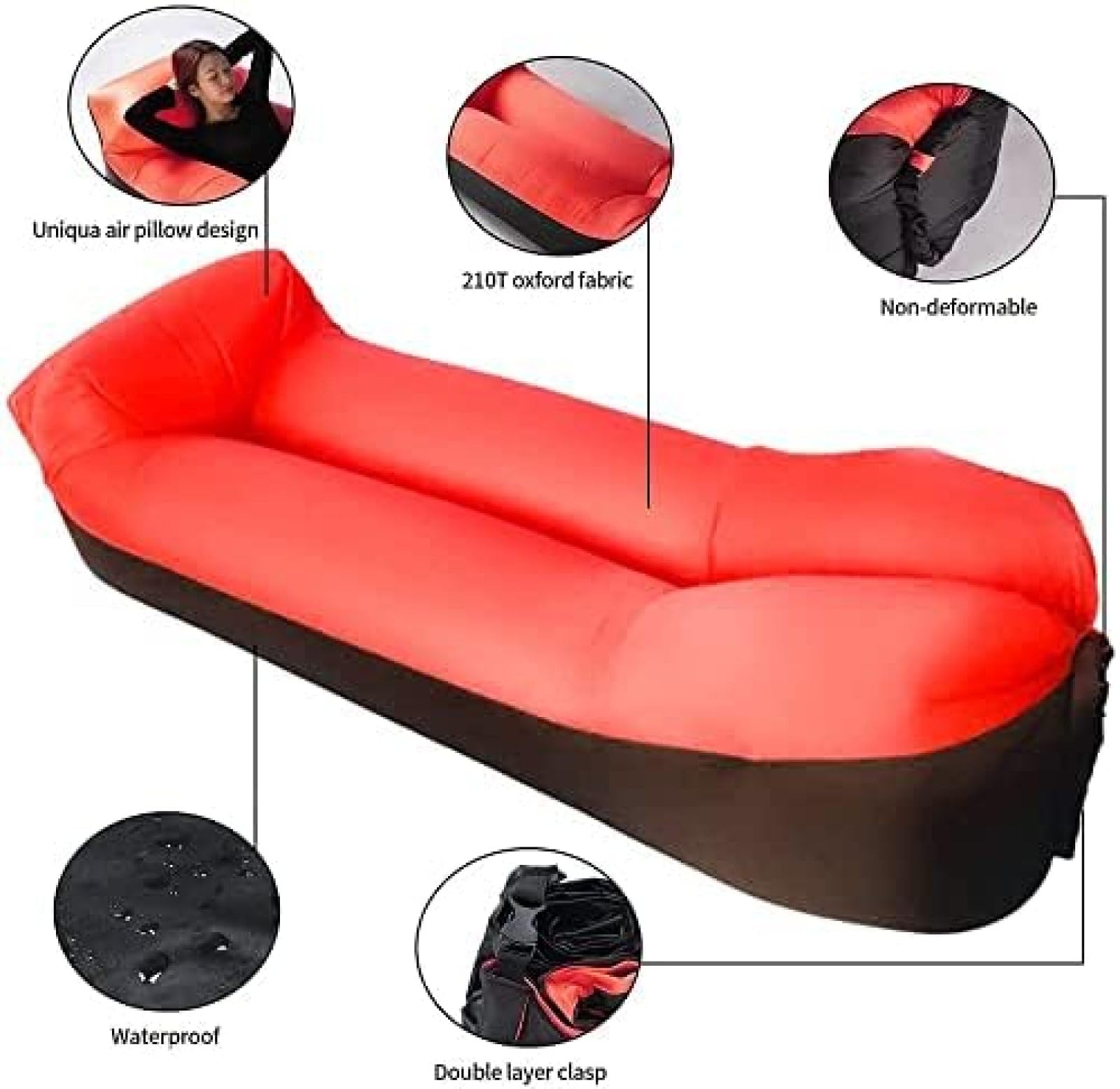 أريكة هوائية قابلة للنفخ للكبا - مراجعة Outdoor Furniture From China وسعره