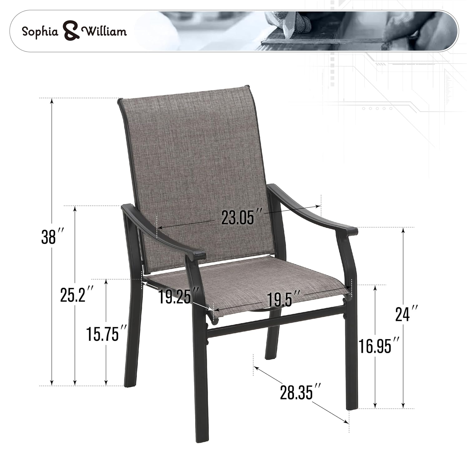 كراسي طعام خارجية معدنية، مجمو - مراجعة Outdoor Furniture Quick Dry وسعره