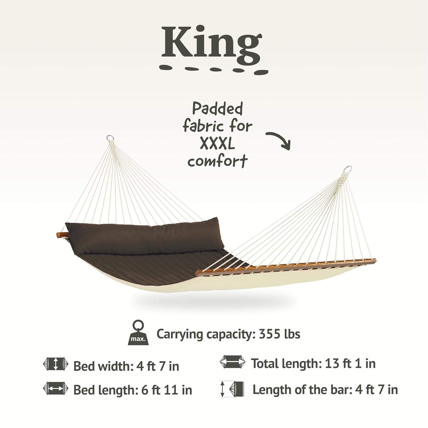 شريط تثبيت أرجوحة مزدوجة مبطن  - مراجعة Outdoor Furniture Xl وسعره