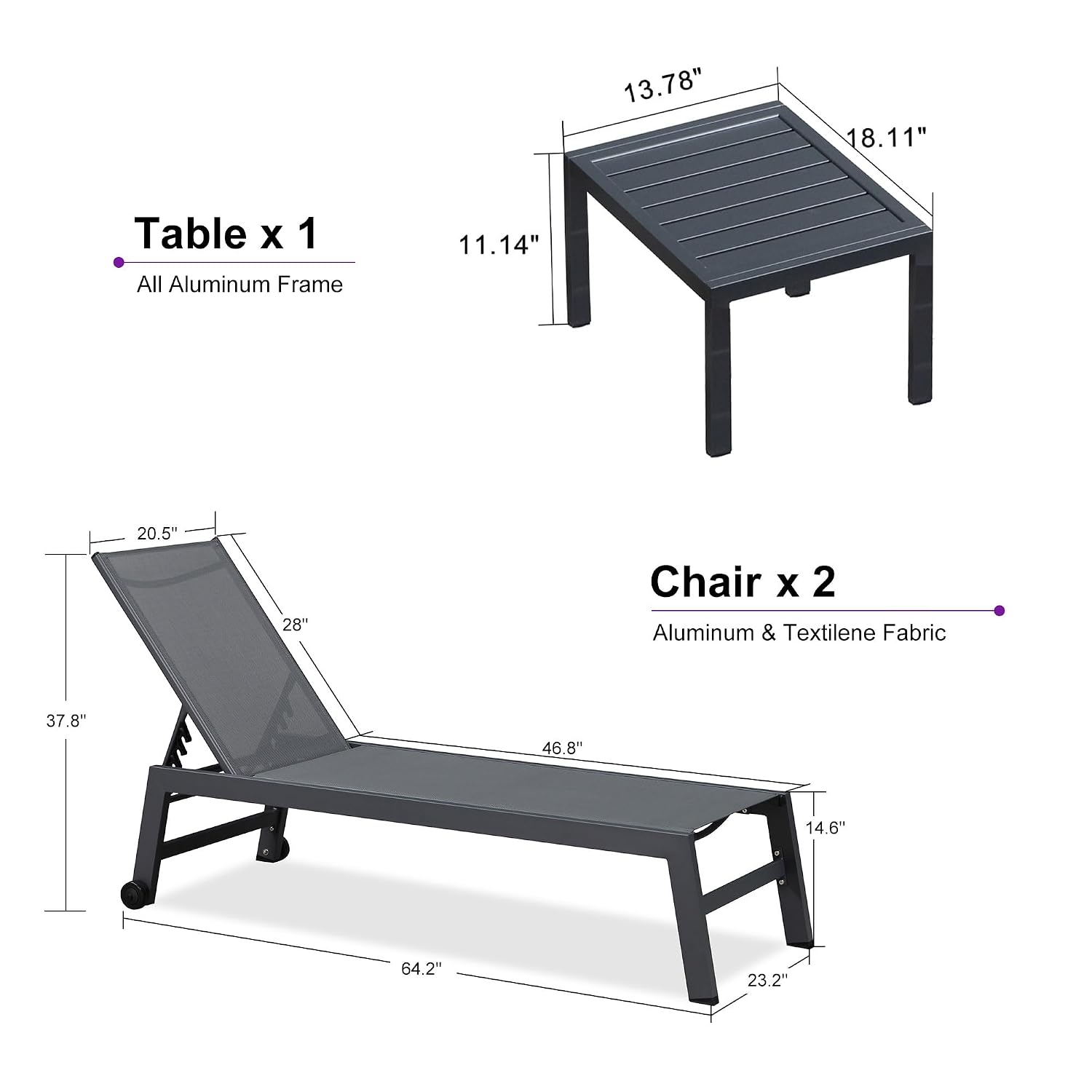 مجموعة كراسي استرخاء خارجية سر - مراجعة Outdoor Furniture Quick Dry وسعره