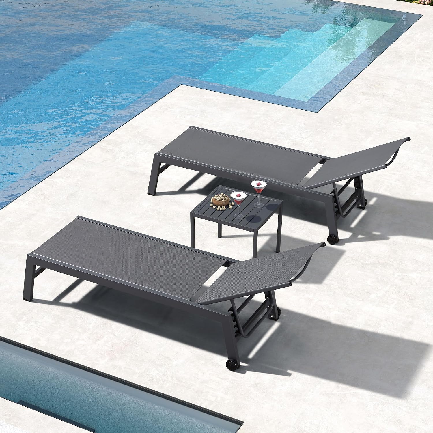 مجموعة كراسي استرخاء خارجية سر - مراجعة Outdoor Furniture Quick Dry وسعره