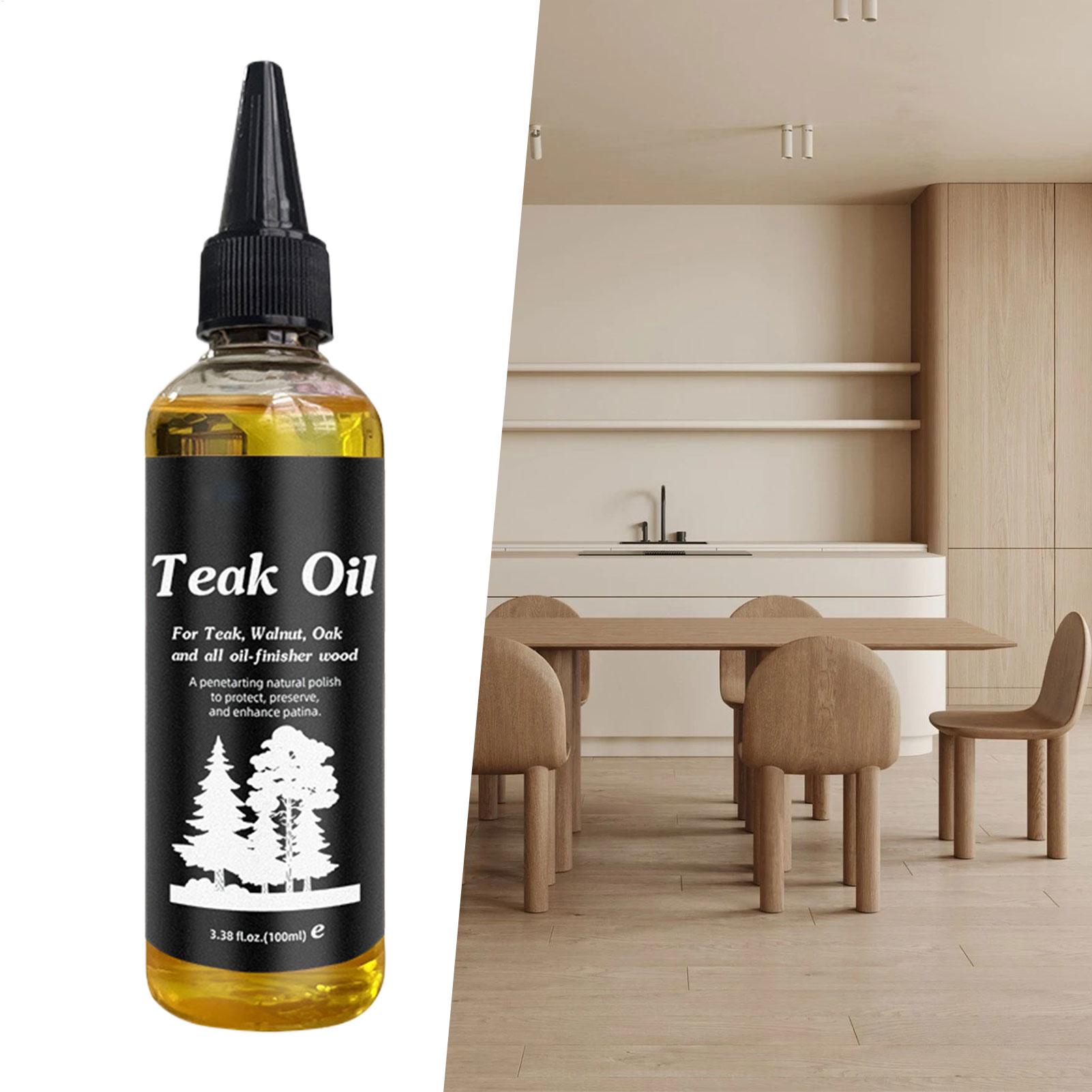 زيت أثاث خشبي 100 مل، ملمع ومك - مراجعة Outdoor Furniture Oil Teak وسعره