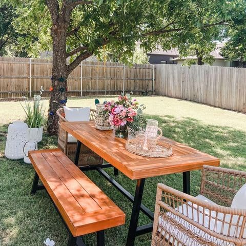 مقعد خشبي خارجي من خشب الأكاسي - مراجعة Outdoor Furniture Oil Teak وسعره